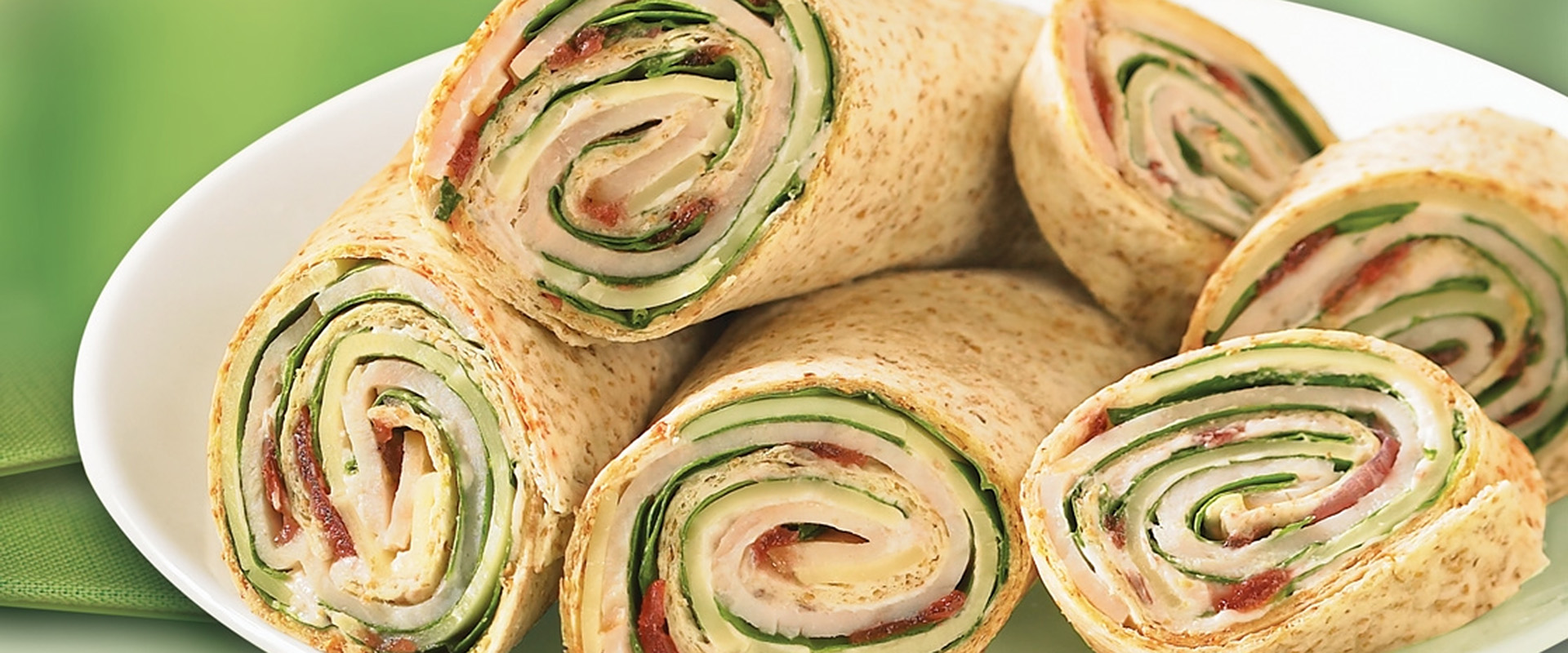 Turkey and Swiss Cheese Rolls Dempster's